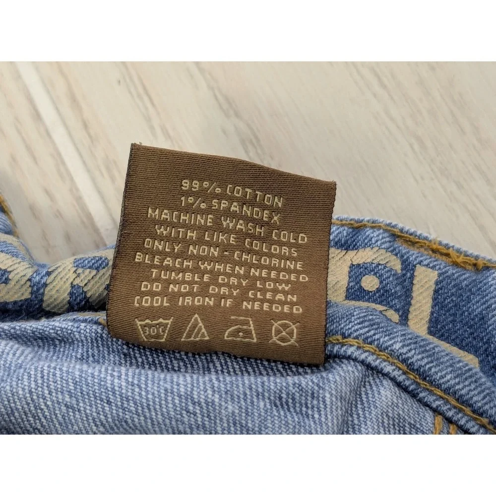 GRAVEL GEAR Shorts Men's Blue Denim 34 Cargo Carpenter pockets